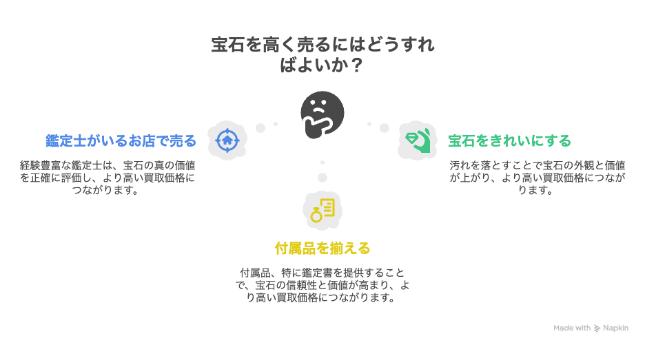 宝石を高く売る方法