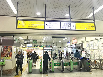 JR東神奈川駅の改札