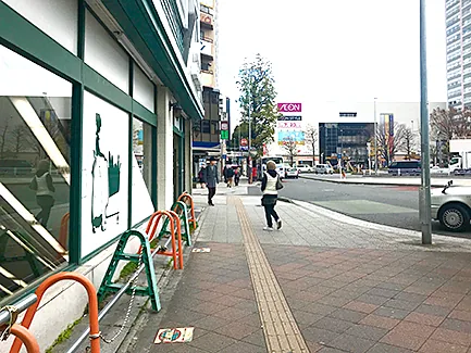 マルエツ付近の道